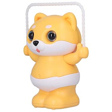 Imagem de Brinquedos para animais com controle de voz, brinquedos para animais elétricos para crianças Qualidade de som nítida para jogos em casa(B: Filhote de pular corda)