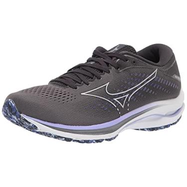 Imagem de Mizuno Tênis feminino Wave Rider 25, Pérola escurecida, 8 Wide
