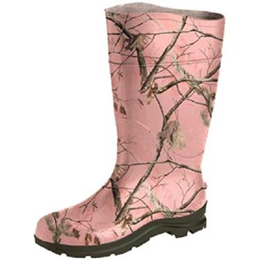 Imagem de Botas de chuva femininas Ranger Field General PVC, camuflagem rosa Realtree AP (18866)