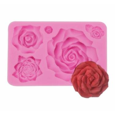 Imagem de Molde De Silicone Flores, Rosas