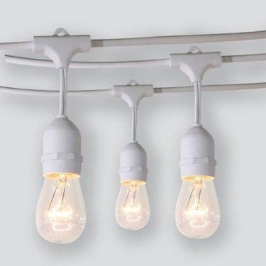 Imagem de Cordão LED String Light Varal Branco 10 Lâmpadas 5M
