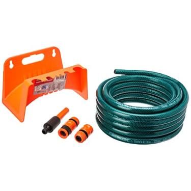 Imagem de Force Line - Mangueira trancada 1/2" verde 10m engat+esguicho+sup