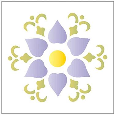 Imagem de Stencil 10x10 - Mandala Flor (OPA 1310)