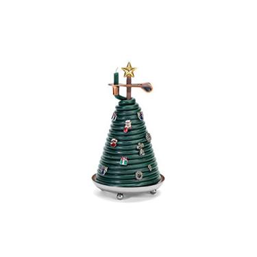 Imagem de Candle by the Hour Vela de árvore de Natal 80 horas com 14 pingentes, cera de abelha natural ecológica com pavio de algodão