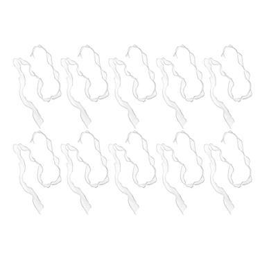 Imagem de HEEPDD Fita de organza transparente, 10 jardas 25 mm fita de embrulho espiral para casamento nupcial festa de aniversário DIY artesanato costura (cinza-C5)