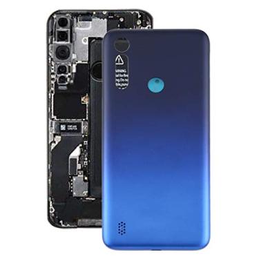 Imagem de HONGYAN Peças de substituição de telefone celular Tampa traseira da bateria para Motorola Moto G8 Power Lite Acessórios telefônicos