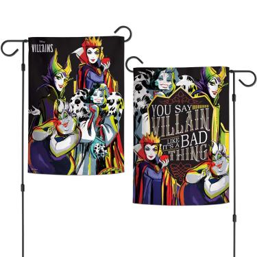 Imagem de WinCraft Villains Disney Villains You Say Garden Flags 2 lados 31,7 cm x 45,7 cm, multi, tamanho único