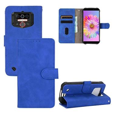 Imagem de HONGYAN Capa de telefone Para o Oukitel WP5 Solid Cor Slife Sinta a fivela magnética Horizontal Flip Bezerro Textura PU Caixa de couro PU com suporte e carteira de cartão Capa protetora