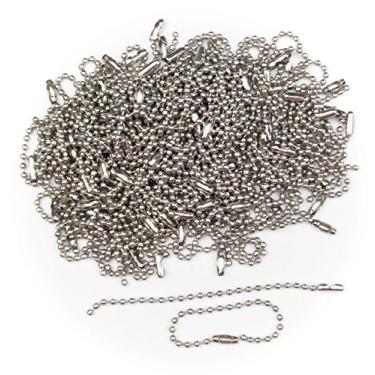 Imagem de Chaveiro All in ONE 90 g/100 peças, conector banhado a níquel, fecho de bola, etiqueta, chaveiro, Prata