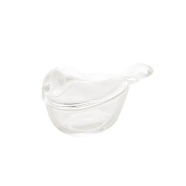 Imagem de Potiche Decorativo de Cristal Bird Transparente 7,5x9,5cm Lyor