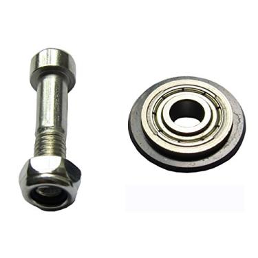 Imagem de Roda de corte de azulejo de carboneto de tungstênio 7/8 polegadas, qualidade industrial, roda de pontuação com parafuso e porca de bloqueio 22 mm, para máquina de corte de azulejo manual, cortador de azulejo de substituição bola rolamento roda de corte