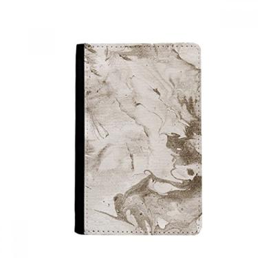 Imagem de Carteira cinza poluído com textura de papel áspero suporte para passaporte Notecase Burse capa para cartão, Multicolor