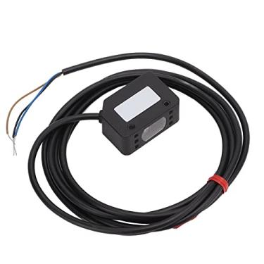 Imagem de Sensor de marca de cor, 8‑15 mm 12‑24 V NPN Código de cor de alta precisão confiável Sensor fotoelétrico Seguro para substituição