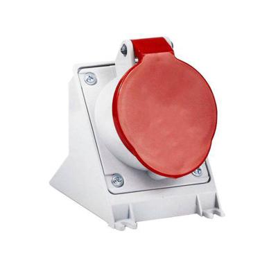 Imagem de Tomada Industrial Sobrepor 16A 2P+T 380/440V IP44 6H Vermelho N3009 – Steck