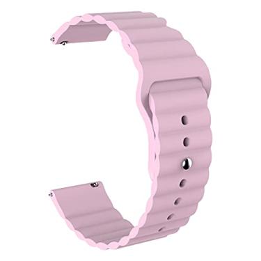 Imagem de Pulseira 22mm Gomada compatível com Galaxy Watch 3 45mm - Galaxy Watch 46mm - Gear S3 Frontier - Amazfit GTR 47mm - Marca LTIMPORTS (Roxo Luz)