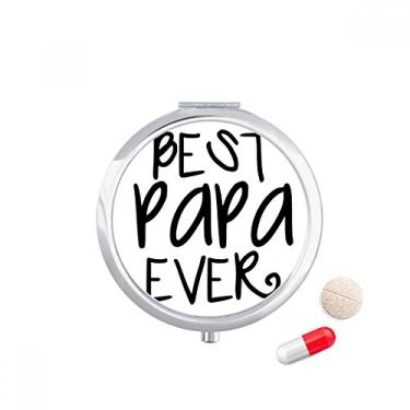 Imagem de Bless Father Best Papa Ever Words Caixa de armazenamento de remédios