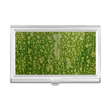 Imagem de Carteira de bolso com estampa de foto macro verde de abóbora