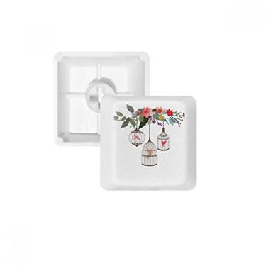 Imagem de Kit de atualização de teclado mecânico PBT com prateleira de flores para gaiola