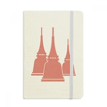 Imagem de Caderno de ilustração de arte de arquitetura tradicional da Tailândia, capa dura oficial, diário clássico