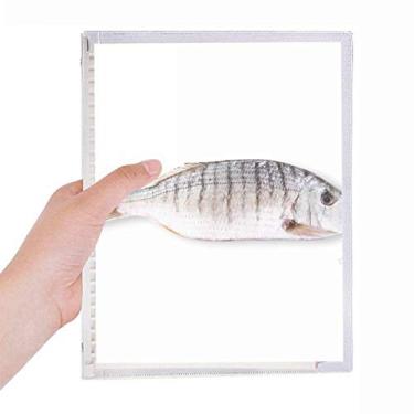 Imagem de Caderno de atividades de peixe oceano cacheado folha solta diário recarregável papelaria diário