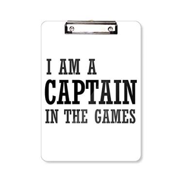 Imagem de Placa de apoio para prancheta I Am A Capitan in The Games A4