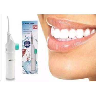 Imagem de Jato De Agua Limpeza Oral Dental Bucal Power Floss Da Tv