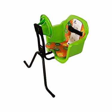 Imagem de Cadeira De Bicicleta Dianteira Frontal Cadeirinha TOY Com Volante Cor:Verde