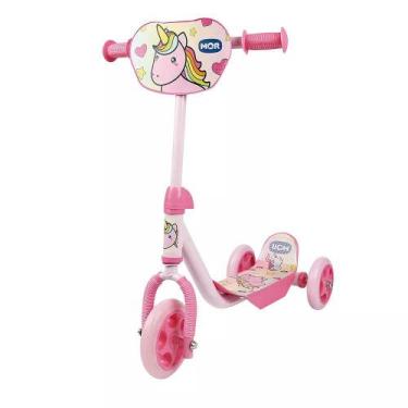 Imagem de Patinete Infantil Triciclo Com 3 Rodas Suporta Ate 30 Kg Altura Do Gui