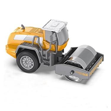 Imagem de Brinquedo de veículos de canteiro de construções, brinquedos de caminhão de carro de engenharia de liga trator escavador guindaste caminhão basculante brinquedos educativos presente de aniversário (cor: d)
