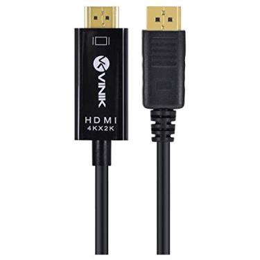 Imagem de CABO DISPLAYPORT 1.3 PARA HDMI 2.0 4K 30HZ ULTRA HD 2 METROS - H20DP13-2
