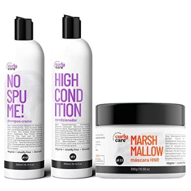 Imagem de Kit Shampoo No Spume Condicionador High Condition e M�scara HNR Marshmallow Curly Care