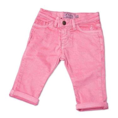 Imagem de Calça Jeans Infantil Feminina Rosa Toffee - Nº2
