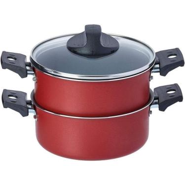 Imagem de Conjunto Cozivapor Panela De Cozimento A Vapor Antiaderente