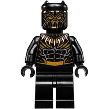 Imagem de LEGO Marvel Super Heroes Black Panther Minifigure - Killmonger Golden Jaguar Suit (76099)