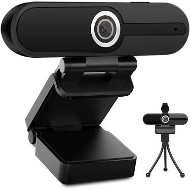 Imagem de Webcam 4K HD com microfone, câmera web de computador USB de 8MP com obturador de privacidade e tripé, Pro Streaming Webcam PC Cam Mac Desktop Laptop p