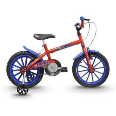 Imagem de Bicicleta Infantil Track Bikes Dino Unissex Rodinhas Aro 16