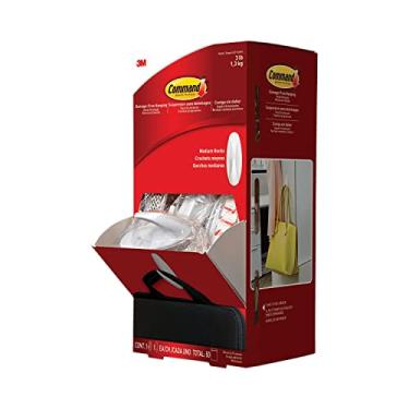 Imagem de Command – Design de ganchos de uso geral com capacidade de 1,8 kg. Capacidade branca de 50/caixa “Categoria do produto: Acessórios de mesa e organizadores de espaço de trabalho/Organizadores de parede e painel”