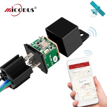 Imagem de Carro relé GPS Tracker  MV720  alarme de choque  veículo GSM localizador  controle remoto