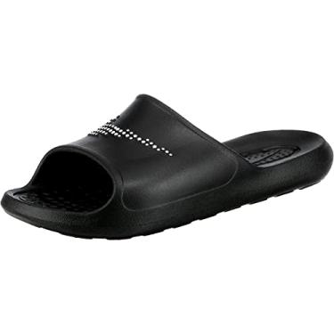 Imagem de Nike Tênis de corrida masculino Victori One Shower Slide Trilha, preto e branco, preto, 42, Preto/branco, preto