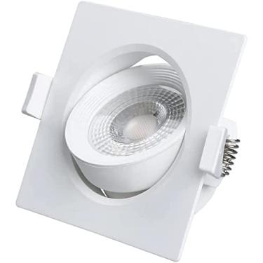 Imagem de SPOT LED QUADRADO DIRECIONAVEL EMBUTIR 7W BRANCO FRIO 6500k BIVOLT - GALAXY