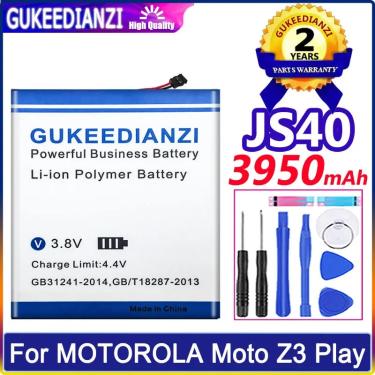 Imagem de Bateria JS40 para celular  3950mAh  para MOTOROLA Moto Z3 Play  Z3Play  XT1929-1  XT1929-4