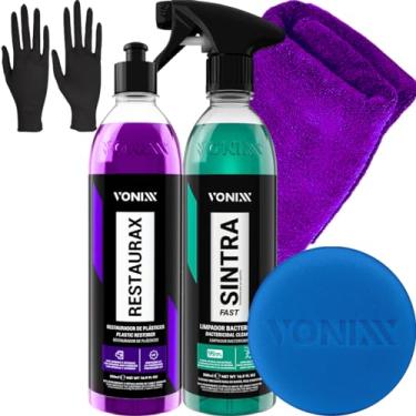Imagem de Produto Para Limpar E Restaurar a Cor do Painel do Carro Sintra Fast + Restaurax Vonixx