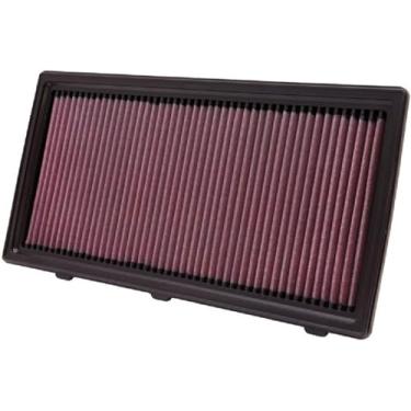 Imagem de K&N Filtro de ar do motor: alto desempenho, premium, lavável, filtro de substituição: serve para DODGE/RAM/MitSUBISHI (Dakota, Durango, Raider), 33-2175