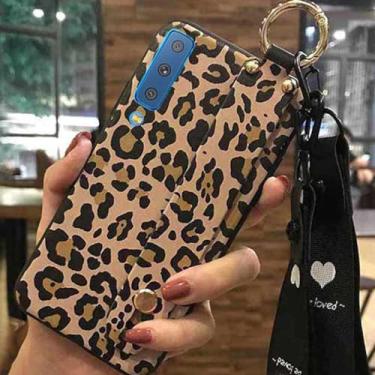 Imagem de Capa de telefone traseira de silicone em gel TPU com estampa de leopardo sexy para Samsung Galaxy All Series (Galaxy A7 2018)