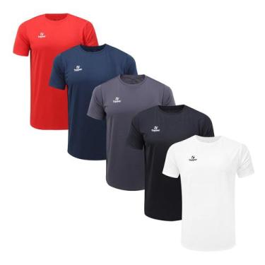 Imagem de Kit 5 Camisetas Topper Classic New Masculina