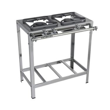 Imagem de Fogão Industrial 2 Bocas 30x30 Inox P5 Top Metalmaq (glp)
