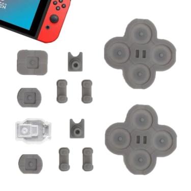 Imagem de MYPUQIAO 1 Set Silicone Conductive Rubber Pads Replacement for Switch Joy-con controller for NS left & Right Parts Controller Adhesive Button Changing Keypad Repair Replacement Part Tool Kit(Joycon)