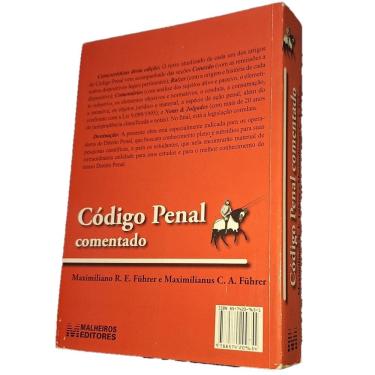 Imagem de Código Penal Comentado, Malheiros, Maximiliano Fuhrer, 2010