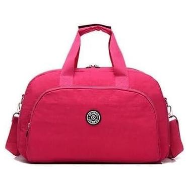 Imagem de Bolsa Mala Grande Feminina para Academia e Viagem de M?o e ombro (2, pink)