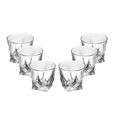Imagem de WOLFF - Conjunto 6 Copos para Whisky de Cristal Tortile 310ml